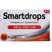Smartdrops Portakallı C Vitaminli 24 Pastil
