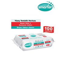 SMARTER Yüzey Temizlik Havlusu Bezi Beyaz Sabun Kokulu Sirke Ve Karbonat Katkılı