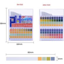 Smartmoo Ph Ölçer Test Kağıdı 100 Adet 0-14 Ph Metre Ölçüm Turnusol Kağıdı