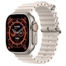 SmartWatch Gs8 Ultra Watch 8 Ultra Premium Beyaz Akıllı Saat