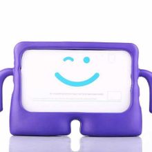 Smcase Apple iPad 10.2 2021 9. Nesil Tutacakli Cocuklar Icin Silikon İB1 Kılıf