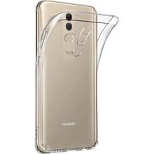 Smcase Huawei Mate 20 Lite Kamara Korumalı Şeffaf Silikon Cep Telefonu Kılıf