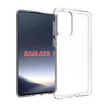 Smcase Samsung Galaxy A73 Lüks Korumalı Tpu Silikon Nano Şeffaf Cep Telefonu Kılıfı