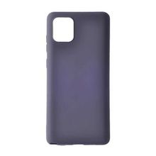 Smcase Samsung Galaxy A81 Lüks Mat Silikon Tam Kapatan Rose Gold Cep Telefonu Kılıfı