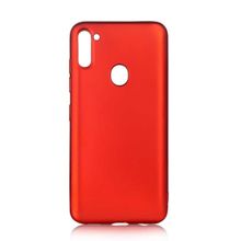 Smcase Samsung Galaxy M11 Lüks Silikon Nano Kırmızı Cep Telefonu Kılıfı
