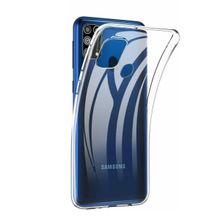 Smcase Samsung Galaxy M21 Lüks Tpu Silikon Nano Şeffaf Cep Telefonu Kılıfı