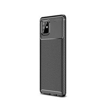 Smcase Samsung Galaxy S10 Lite Negro Karbon Dokulu Silikon Nano Siyah Cep Telefonu Kılıfı