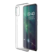 Smcase Samsung Galaxy S20 Lüks Silikon Tam Kapatan Şeffaf Cep Telefonu Kılıfı