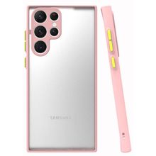 Smcase Samsung Galaxy S22 Ultra 5G Hux Kamera Korumalı Silikon Siyah Cep Telefonu Kılıfı