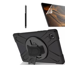 Smcase Samsung Galaxy Tab A7 10.4 T500 2020 Tablet Tank Koruma Defender Standli DF22 Nano Kalem Kılıf