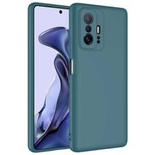Smcase Xiaomi 11T Kamera Korumalı Mara Lansman Silikon Siyah Cep Telefonu Kılıfı