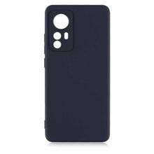 Smcase Xiaomi Mi 12 Lite Kamera Korumalı Premier Silikon Siyah Cep Telefonu Kılıfı