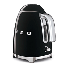 SMEG 50's Style Siyah Kettle - 1x2 Ekmek Kızartma Makinesi Ve Filtre Kahve Makine Seti