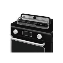 Smeg 50’s Style Siyah Retro Buharlı Mini Fırın