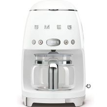 Smeg DCF02WHEU Retro Beyaz Filtre Kahve Makinesi