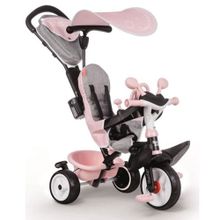 Smoby 741501 Pembe Baby Driver Comfort 3'ü 1 Arada Üç Tekerlekli Bisiklet