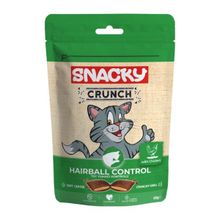 Snacky 60 GR Crunch Hairball Control Tüy Yumağı Kontrolü için Tavuklu Kedi Ödül Maması