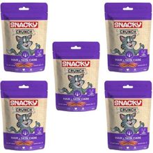 Snacky Crunch Hair Skin Tavuklu 5x60 gr Kedi Ödül Maması