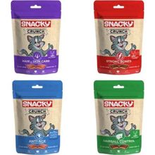 Snacky Crunch Kıtır 4x60 gr Kedi Ödül Maması Karma Paket