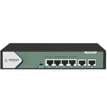Snexus SN-ES1300-6P 4 Port Poe 2 Port Up Link 10/100 65 W Switch