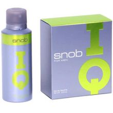 Snob IQ EDT 100 ml Erkek Parfümü + 150 ml Deodorant Seti