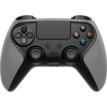 Snopy Rampage Tactic Bluetooth Çift Titreşimli PS4 Gamepad - Metalic Siyah