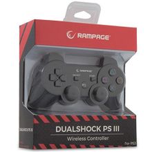 Snopy SG-RPS3 Rampage Siyah Play-Station Ps3 Bluetooth Çift Titreşimli Joypad