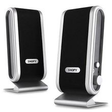 Snopy SN 820 2.0 Siyah Gümüş Lcdlnce Tasarım USBSpeaker