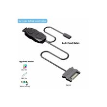 Snt Energy SNT AR-01 ARGB Kontrolcü Controller Denetleyici 5v 3pin SATA Güç Beslemeli 1 Port