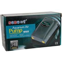 Sobo SB-348 2x4 Lt/d 5 W Akvaryum için Çift Çıkışlı Hava Motoru