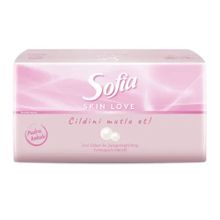 Sofia Skin Love 100'lü Pudra Kokulu Mendil