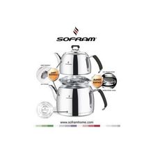 Sofram Mars Orta Boy Siyah Çaydanlık Takımı