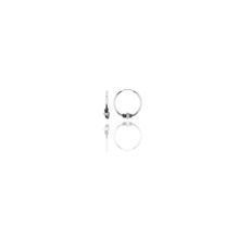 Söğütlü Silver Gümüş 12 mm Mini İşlemeli Halka Küpe