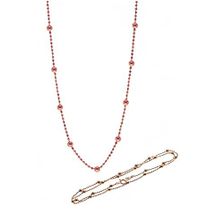 Söğütlü Silver Gümüş 45 cm Rose Top Top Zincir