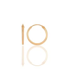 Söğütlü Silver Gümüş Rose 20 mm Halka Küpe