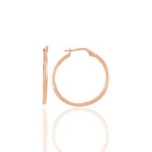 Söğütlü Silver Gümüş Rose 29 mm Şarnel Halka Küpe