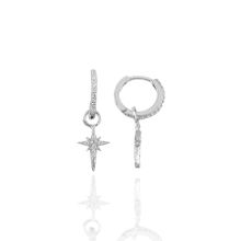 Söğütlü Silver SGTL10143KUTUP Gümüş Kutup Yıldızı Halka Küpe