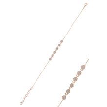 Söğütlü Silver SGTL10305 Gümüş Rodyumlu Zirkon Taşlı Çiçek Bileklik