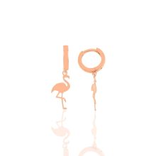 Söğütlü Silver SGTL10362 Flamingo Gümüş Küpe