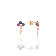 Söğütlü Silver SGTL10897 Rose Mini Balonlu Kız Gümüş Küpe