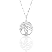 Söğütlü Silver SGTL10902 Gümüş Rodyumlu Yaşam Ağacı Kolye