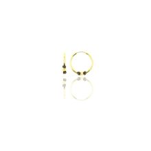 Söğütlü Silver SGTL11280 Gümüş Altın Yaldızlı 14 Mm Toplu Halka Küpe