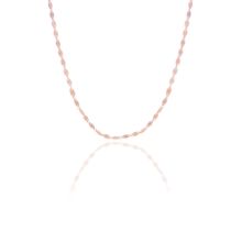 Söğütlü Silver SGTL11630 Gümüş 55 Cm Rose Mekik Pullu Kolye