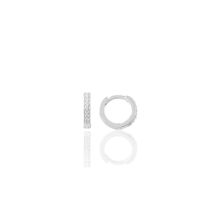 Söğütlü Silver SGTL11736 Rodyumlu Zirkon Taşlı 9 mm Tragus Piercing Helix Kıkırdak Gümüş Küpe