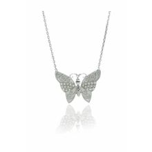 Söğütlü Silver SGTL6095 Zirkon Taşlı Kelebek Kolye