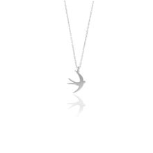 Söğütlü Silver SGTL6239 Zirkon Taşlı Martı Kadın Gümüş Kolye
