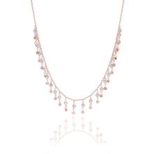 Söğütlü Silver SGTL8745 Rose Renk Gümüş Pullu Ve Zirkon Taşlı Kadın Kolye