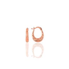Söğütlü Silver SGTL9648ROSE Rose Çanta Modeli Desenli Halka Gümüş Küpe