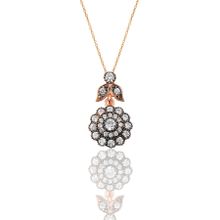Söğütlü Silver SGTL9870 Elmas Montürlü Gümüş Kolye