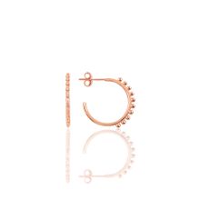 Söğütlü Silver SGTL9989 21 mm Çapında Toplu Halka Yarım Halka Gümüş Küpe